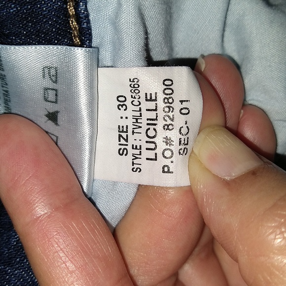 Joe's Lucille Distressed Slim Blue Jeans - Picture 17 of 17